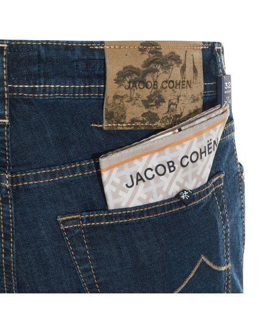 Jacob Cohen Blue Classic Straight-Leg Jeans for men
