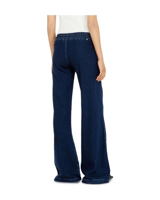 DIESEL Blue D-Ainty Wide-Leg Jeans