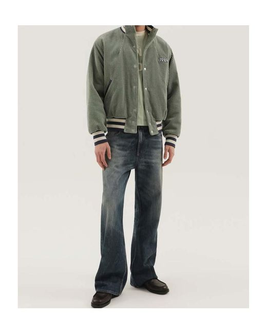 1989 STUDIO Green Saturday Night Corduroy Coat for men