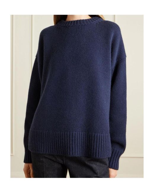 The Row Blue Crew Neck Sweater
