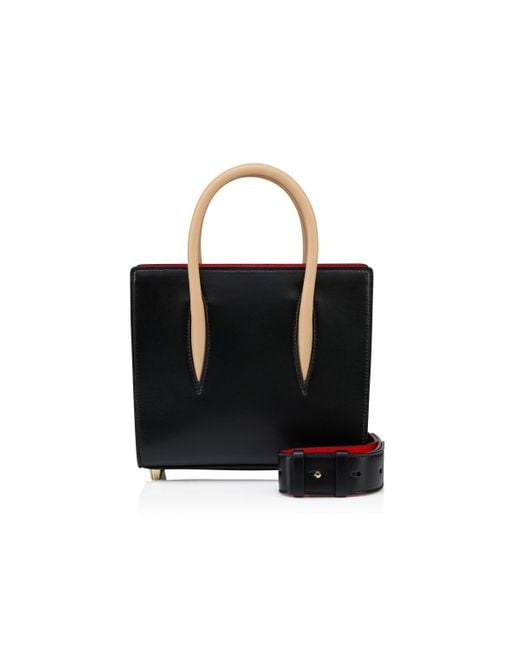 Christian Louboutin Black Logo-Detailed Top Handle Bag