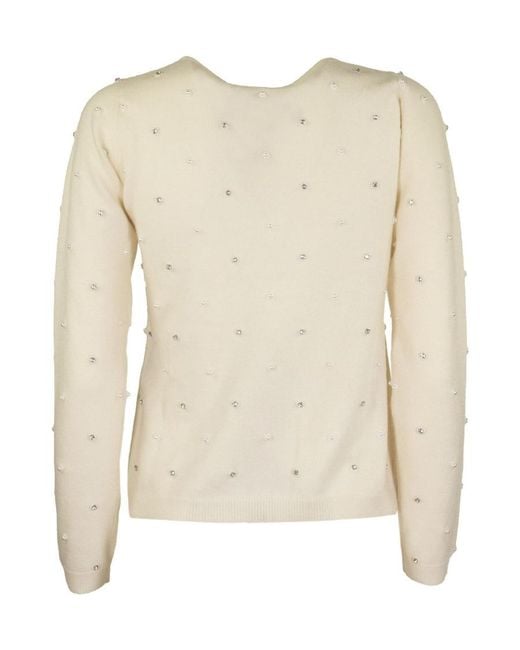 Max Mara Natural Round-Neck Sweater