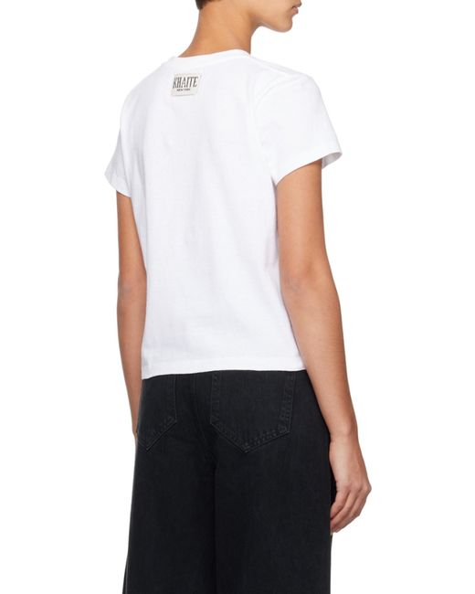 Khaite White The Emmylou Crewneck T-Shirt