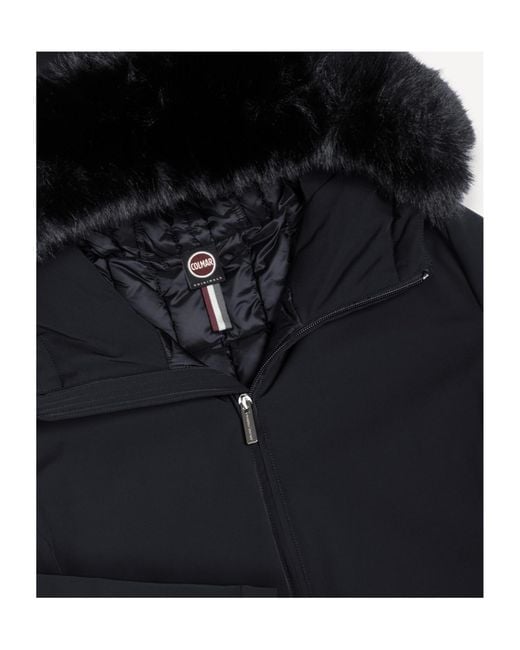 Colmar Black Long-Sleeved Down Jacket