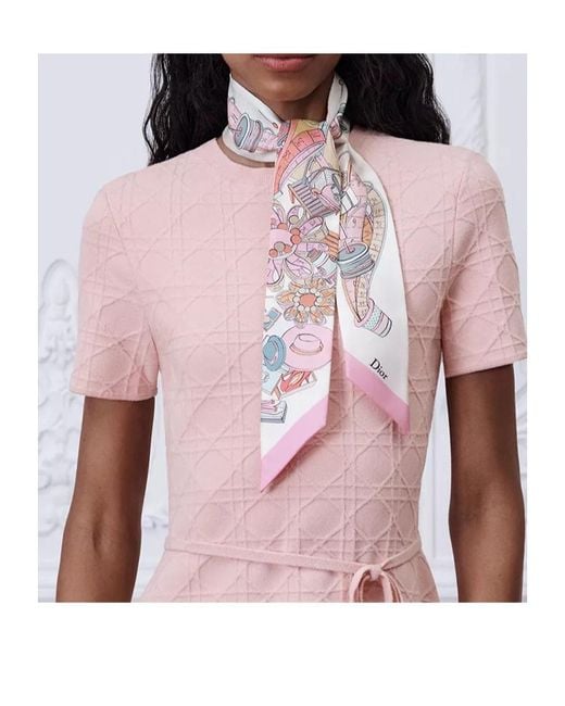 Dior White Atelier Mitzah Scarf