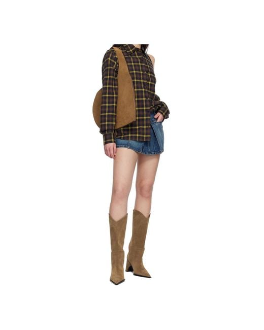Coperni Brown Cowboy Bridge Boots