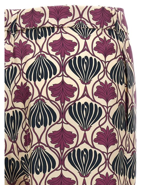 Max Mara Multicolor 'S Timec All-Over Printed Drawstring Pants