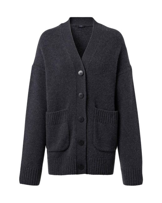 Joseph Blue Button Long-Sleeved Sweater