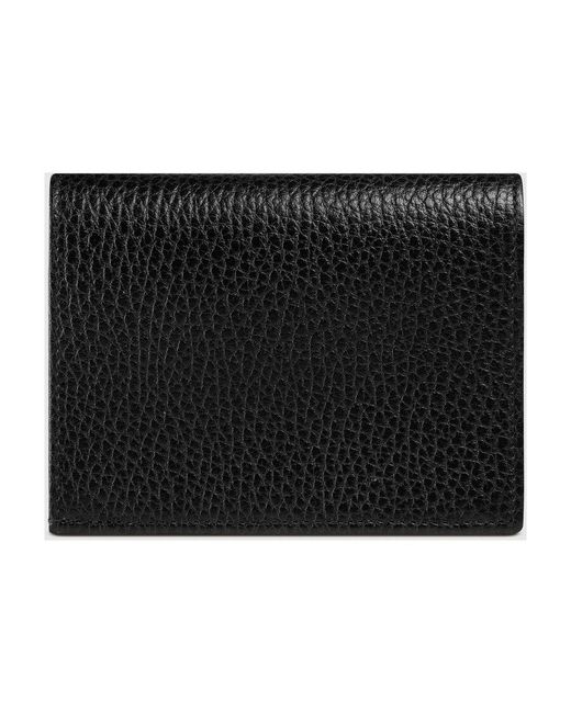 Gucci Black Logo Plaque Bifold Wallet