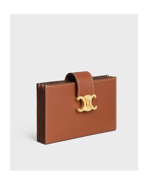 Céline Brown Accordeon Card Holder Nino