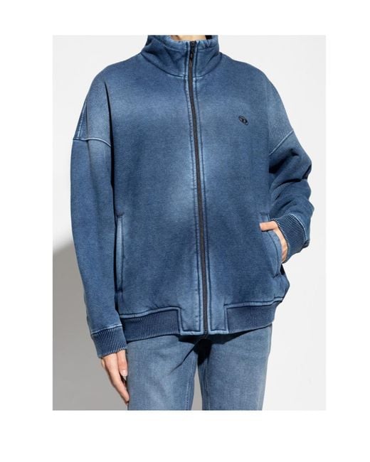 DIESEL Blue Batel-V1 Zip Jacket for men
