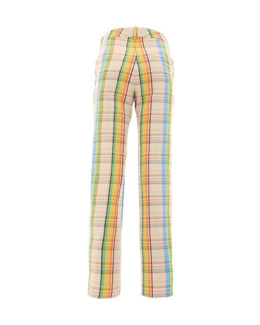 Loewe Multicolor Tartan Pants