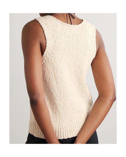 Rohe Natural Textured Sleeveless Top