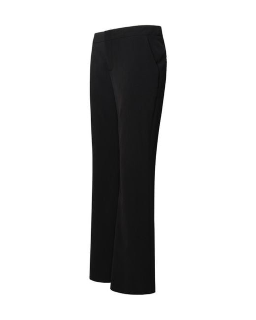 Balmain Black Low-Rise Flared Trousers
