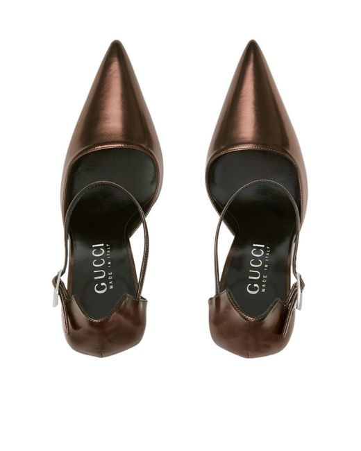 Gucci White Bombshell Pump