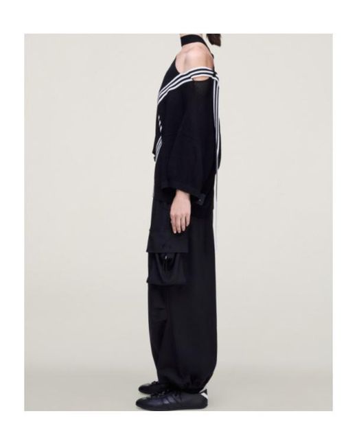 Y-3 Black Knit Top