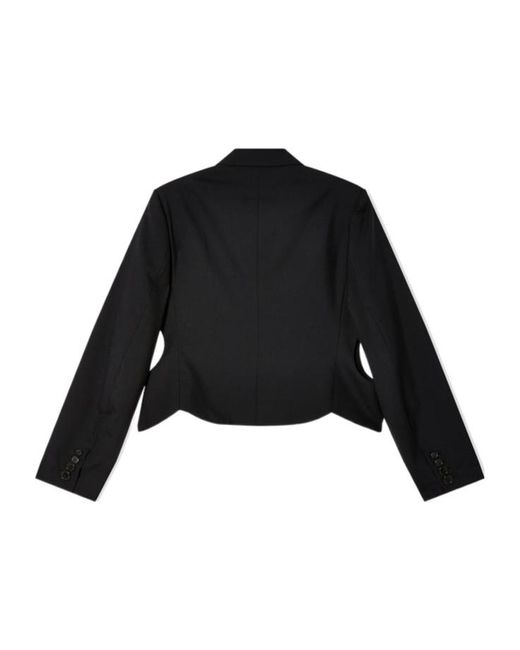 Comme des Garçons Black Exaggerated-Waist Jacket