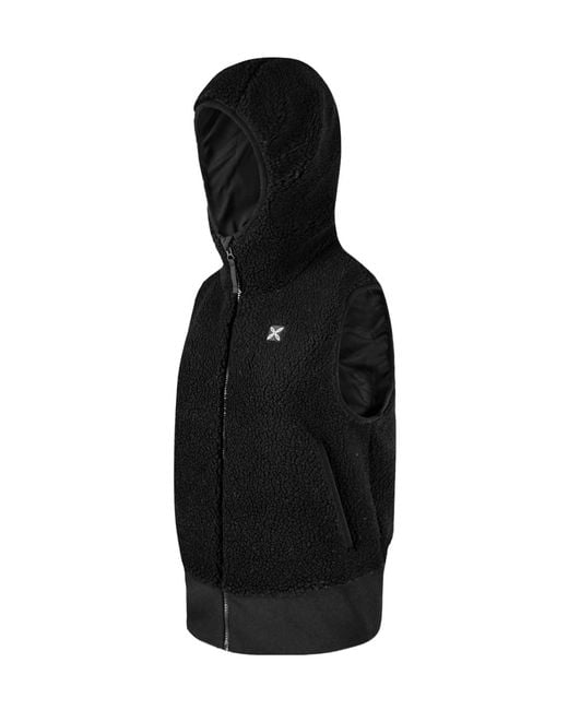 Montura Black Hooded Fleece Jacket