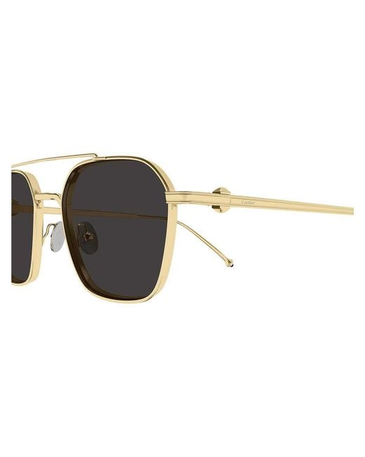 Cartier Multicolor Square Frame Sunglasses for men