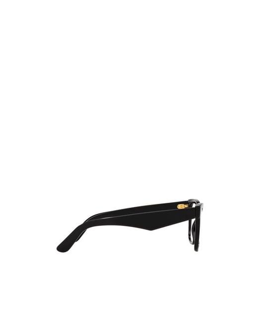 Dolce & Gabbana White Eyewear Square Frame Glasses