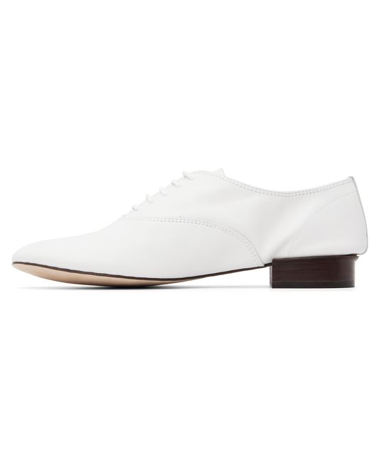 Repetto White Zizi Oxford Shoes