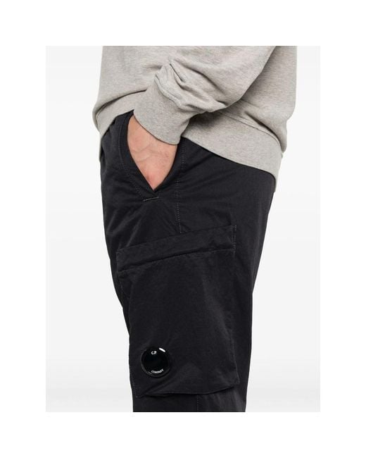 C P Company Gray Elastic Waist Sweatpants for men