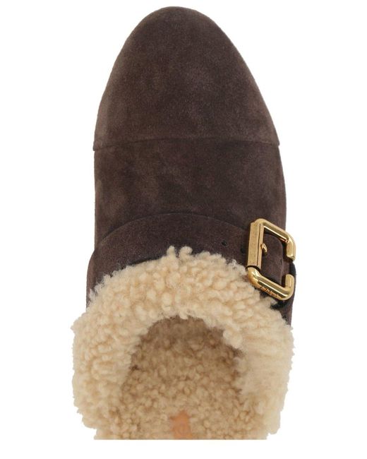 Chloé Brown Chloé Jeannette Clogs