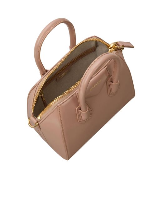 Givenchy Brown Antigona Mini Top Handle Bag