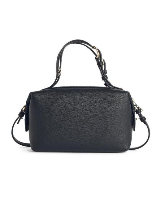 Furla Black Logo Detail Top Handle Bag