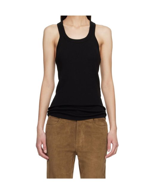 Tom Ford Black Wool Crew Neck Vest