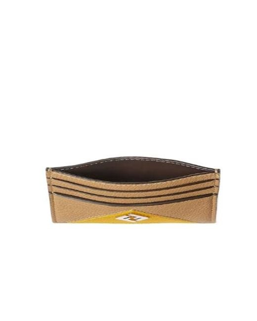 Fendi Natural Lui Card Holder for men
