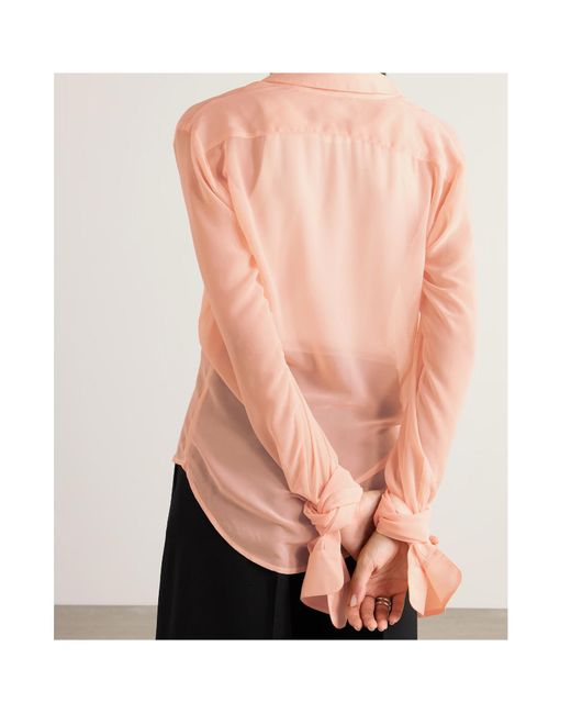 Coperni Pink Long-Sleeved Shirt