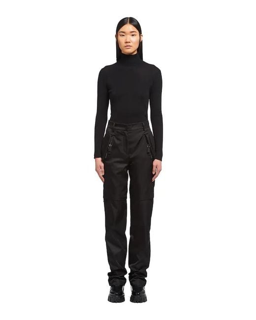 Prada Black Re-Nylon Convertible Pants