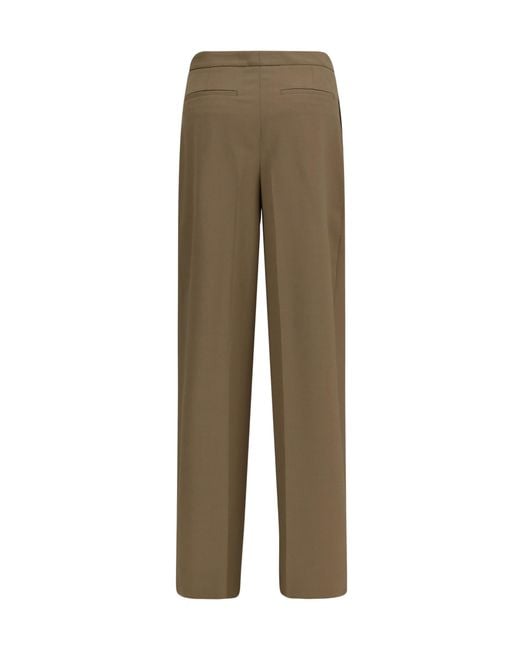 Lardini Natural Pleated Tailored Pants