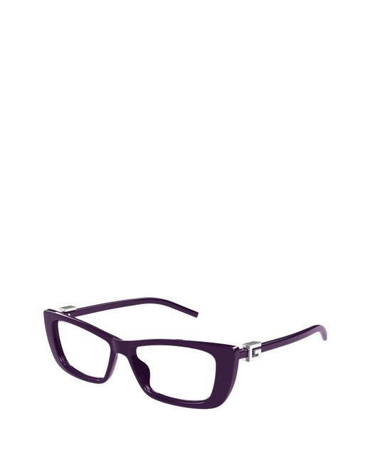 Gucci White Eyewear Cat Eye Frame Glasses