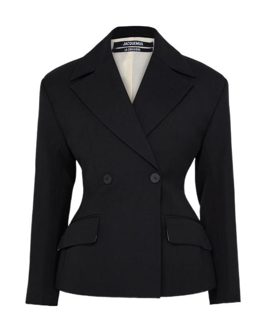 Jacquemus Black Long-Sleeved Suit Jacket