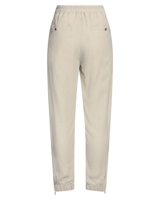 Rick Owens Natural Solid-Colored Tapered Trousers
