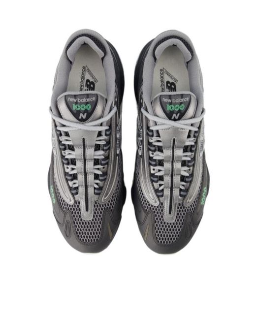 New Balance Black 1000 Panelled Sneakers for men