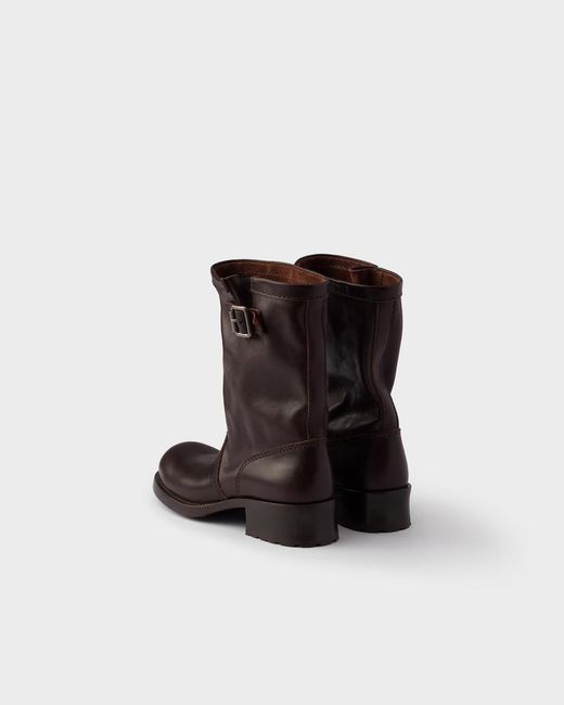 Prada Black Mid-Calf Boots