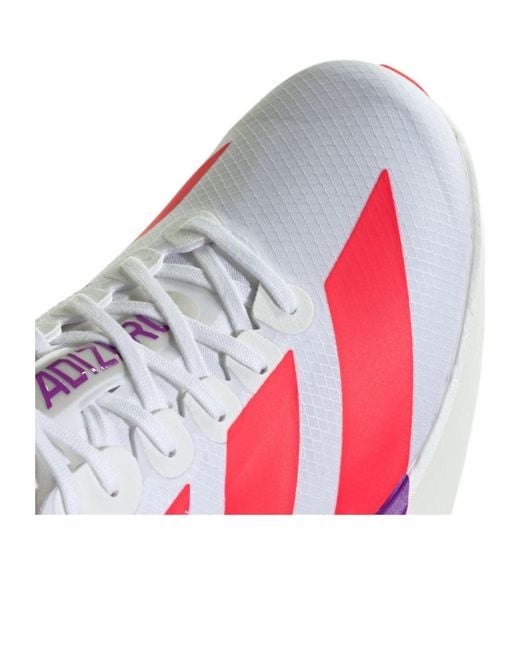 Adidas Pink Adizero Adios Pro 4 Sneakers for men