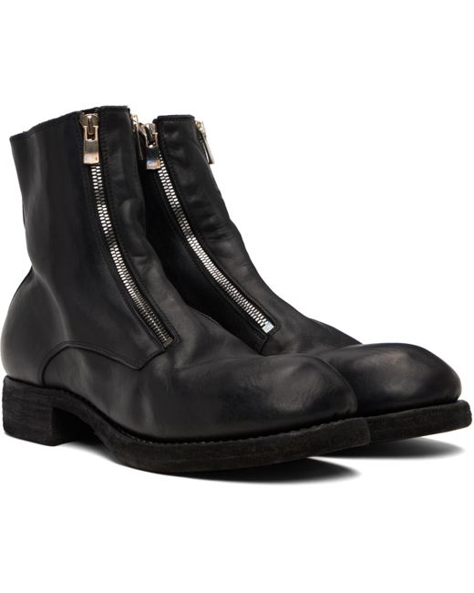 Guidi Black Gr07Fz Ankle Boots for men