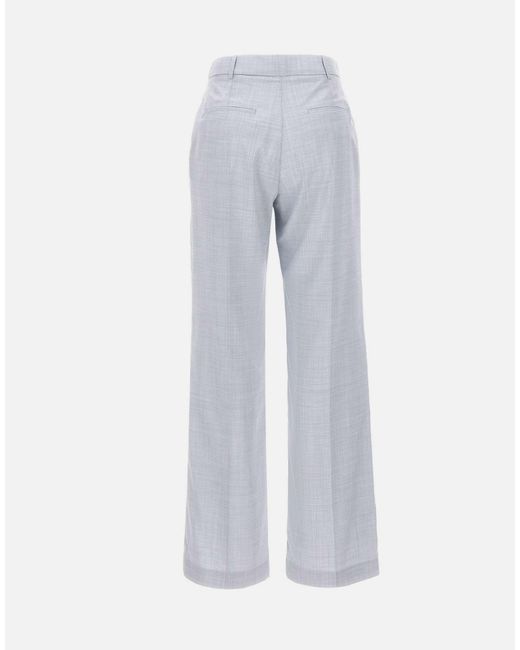 Eleventy Gray Straight-Leg Tailored Pants