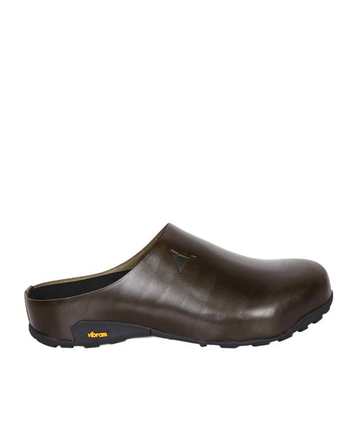 Roa Brown Round-Toe Mule Slippers for men