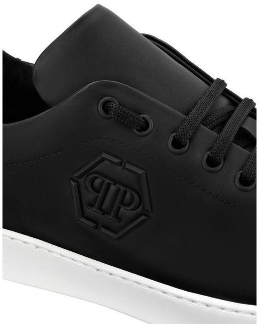 Philipp Plein Black Logo Details Casual Sports Shoes for men