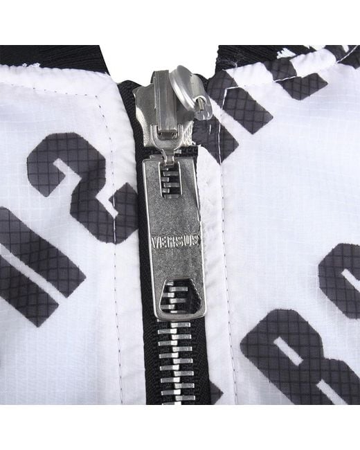 Versus Blue Double-Sided Baseball Jacket for men