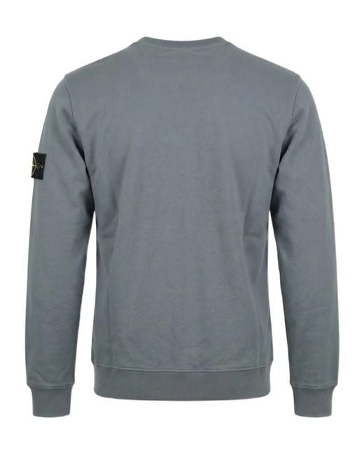 Stone Island Gray Long-Sleeve Sweatshirt for men