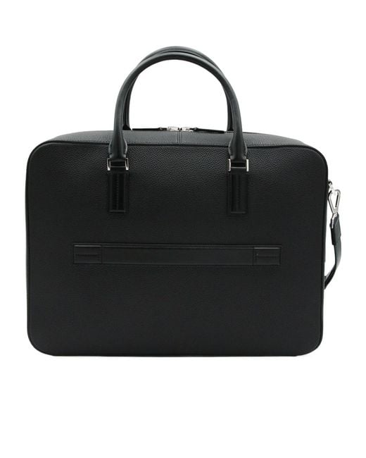 Tom Ford Black Zip-Up Briefcase for men