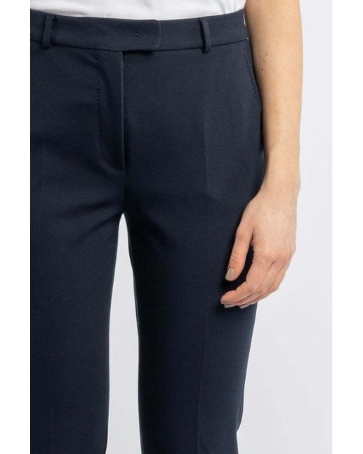 Max Mara Blue Slim Fit Trousers