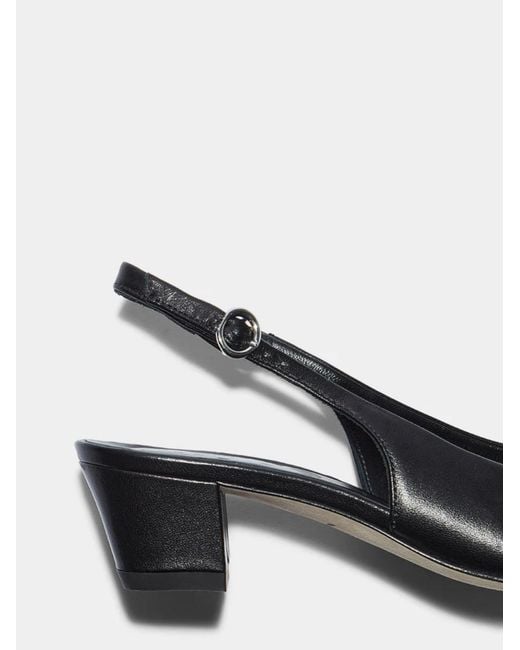 Aeyde Black Celeste Slingback Pumps