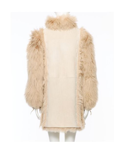 Valentino Natural Long-Sleeved Fur